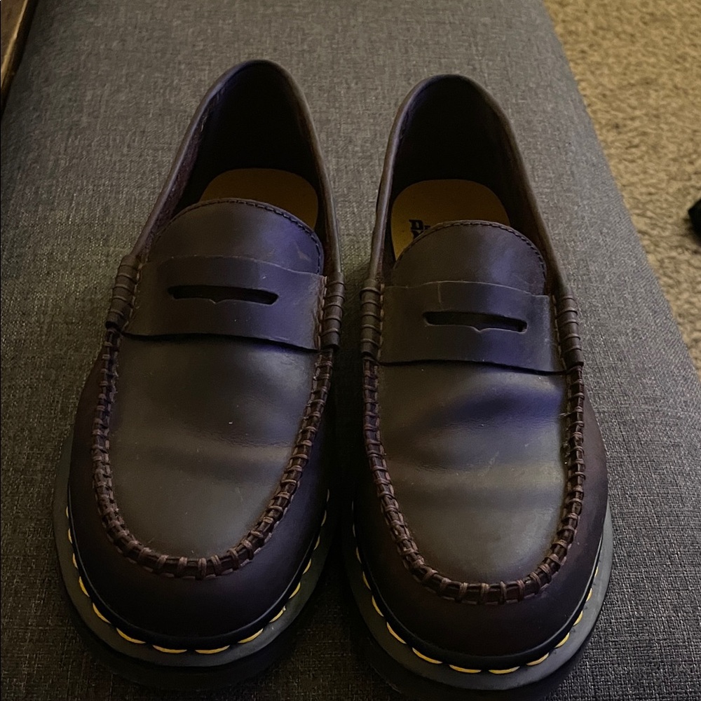 Dr Mentons Penton Brown Leather Men's Shoes - Picture 4 of 8